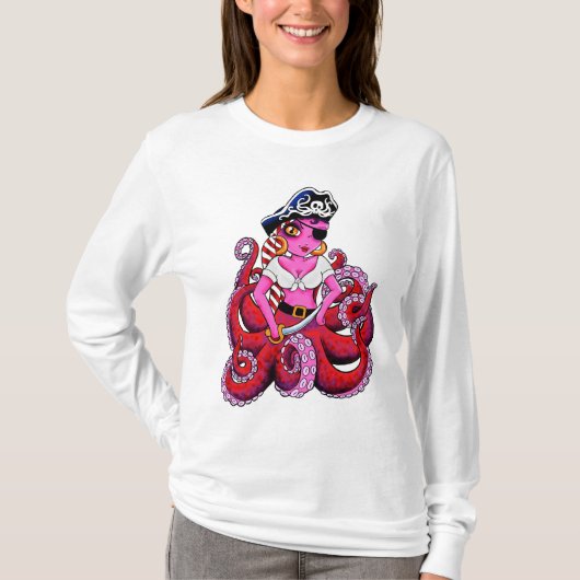 Octopirateのティー Tシャツ (正面)