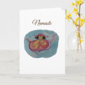 Octopodia 恋しく思 Meditation Greeting Card カード (黄色い花)