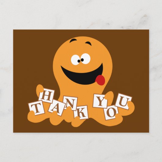 Octopusありがとう ポストカード (正面)