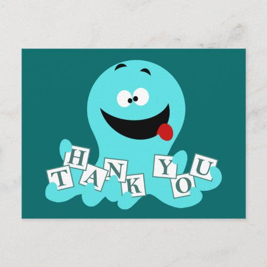 Octopusありがとう ポストカード (正面)