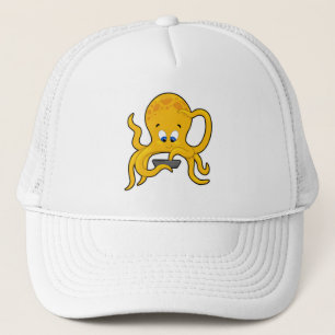 Octopusとノートパソコン キャップ
