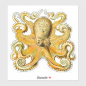 Octopusを使って内部の探索者をヴィンテージ シール (シート)