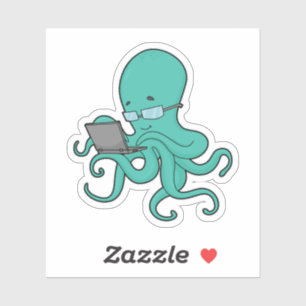 Octopusノートパソコン シール