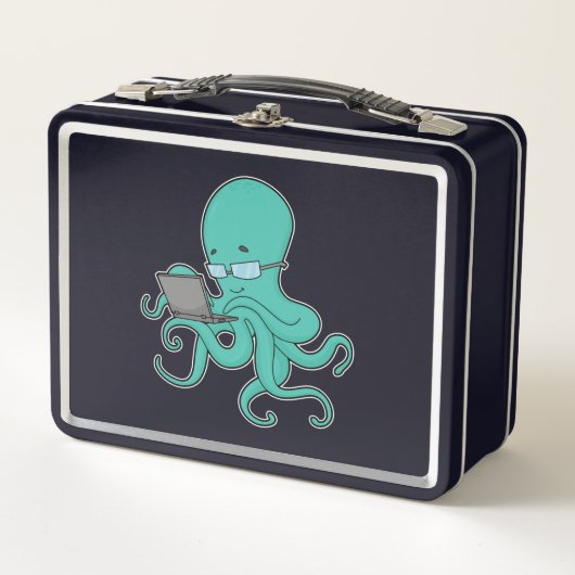 Octopusノートパソコン メタルランチボックス (正面)