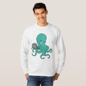 Octopusノートパソコン Tシャツ (正面フル)