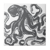 Octopus 1 black タイル (正面)