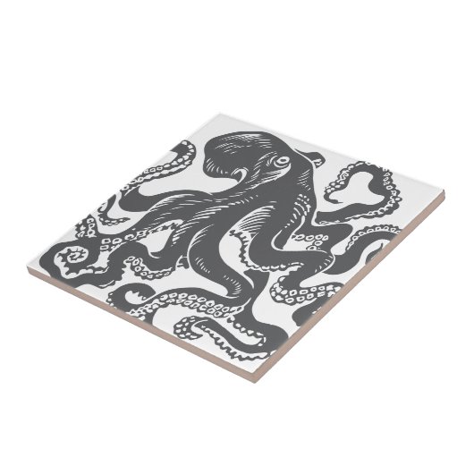 Octopus 1 black タイル (側面)