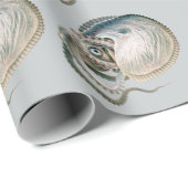 Octopus Argonaut, Vintage Marine Life Animals ラッピングペーパー (ロールコーナー)