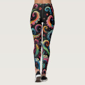 Octopus arms Leggings tout-imprimé レギンス (裏面)