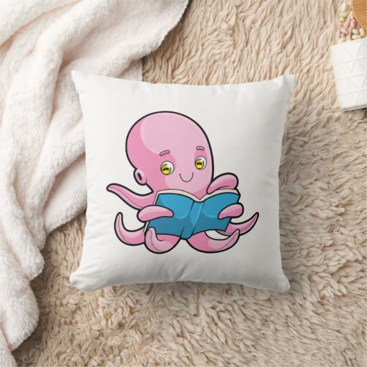 Octopus at 読's a book クッション (ブランケット)