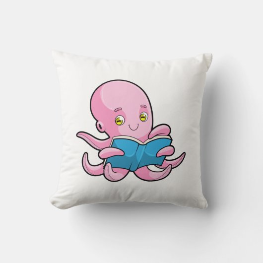 Octopus at 読's a book クッション (正面)