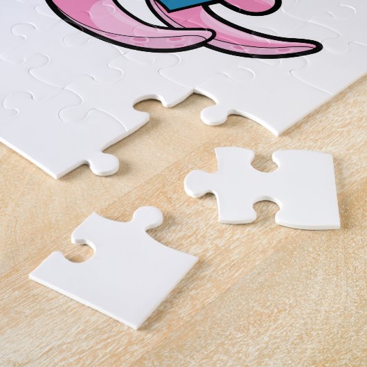 Octopus at 読's a book ジグソーパズル (側面)