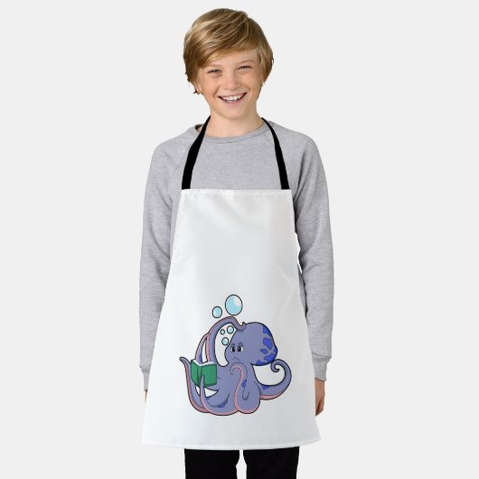 Octopus at 読's with Book エプロン (着用した状態)