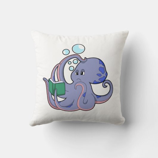 Octopus at 読's with Book クッション (裏面)