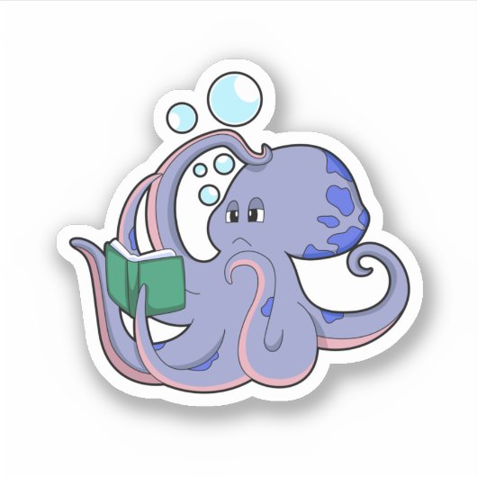 Octopus at 読's with Book シール (正面)