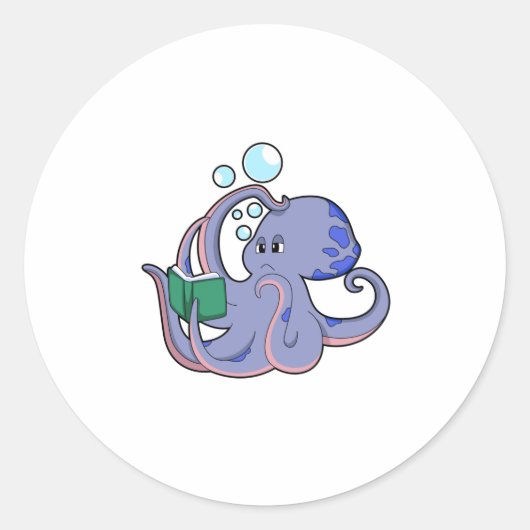 Octopus at 読's with Book ラウンドシール (正面)