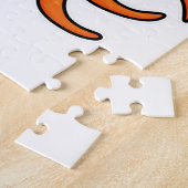 Octopus at Music with Headphone ジグソーパズル (側面)