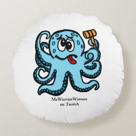 Octopus Bonk, MeWarriorWoman on Twitch ラウンドクッション