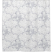 Octopus Bubble Drift シャワーカーテン (正面)