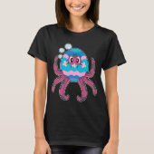 Octopus Easter Easter egg Tシャツ (正面)