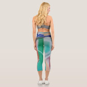 Octopus Finds A Hat High Waisted Capris カプリレギンス (裏面)