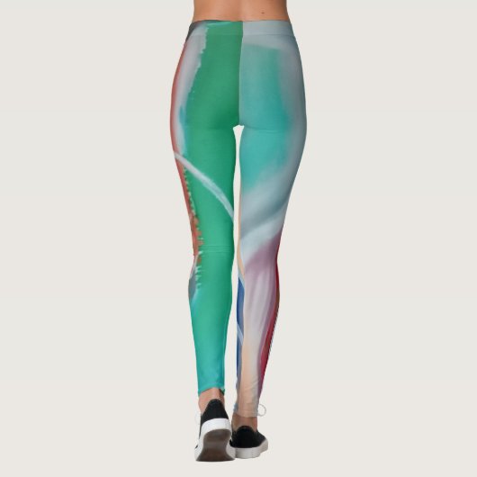 Octopus Finds A Hat Leggings レギンス (裏面)