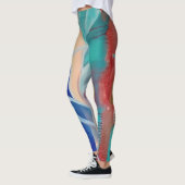 Octopus Finds A Hat Leggings レギンス (左)