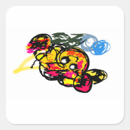 Octopus fun スクエアシール