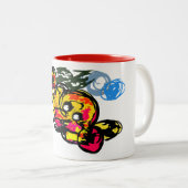 Octopus fun ツートーンマグカップ (正面右)