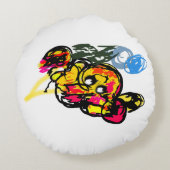 Octopus fun ラウンドクッション (裏面)