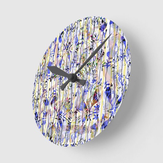 Octopus Garden ラウンド壁時計 (傾斜)