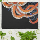 Octopus henna キッチンタオル (折り畳み)