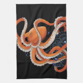 Octopus henna キッチンタオル (縦)
