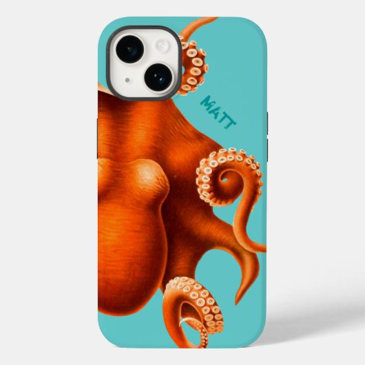 Octopus iPhoneケース Case-Mate iPhoneケース (裏面)