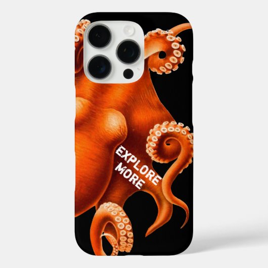 Octopus iPhoneケース Case-Mate iPhoneケース (裏面)