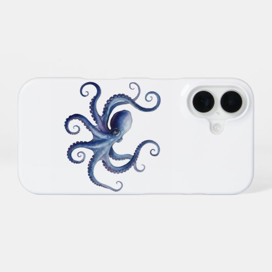 octopus iPhone 16ケース (裏面横)