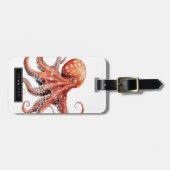Octopus Luggage Tag ラゲッジタグ (正面横)