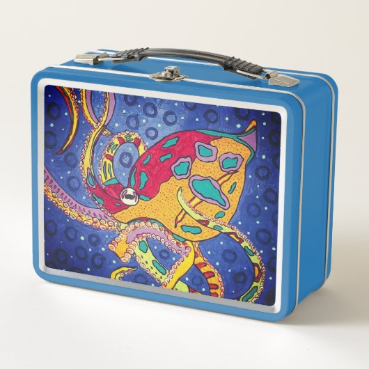 Octopus Lunch Box メタルランチボックス (正面)