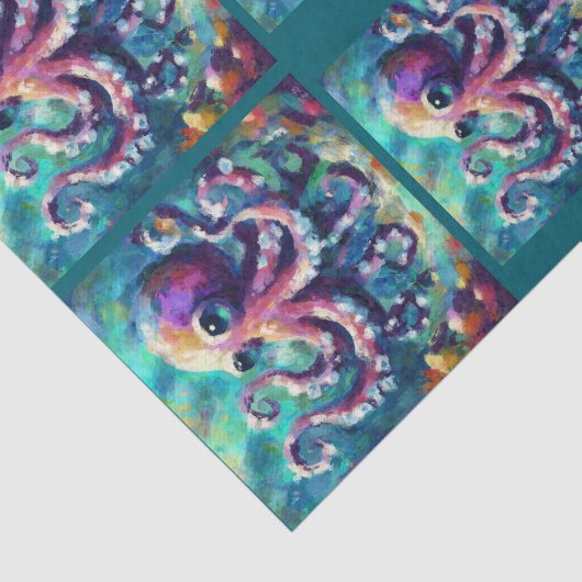 Octopus Nautical Beach Coastal Decoupage 薄葉紙 (詳細)