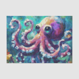 Octopus Nautical Beach Coastal Decoupage 薄葉紙