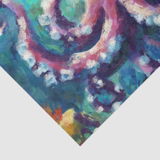 Octopus Nautical Beach Coastal Decoupage 薄葉紙 (詳細)