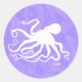 Octopus on Purple – エンベロープシール ラウンドシール