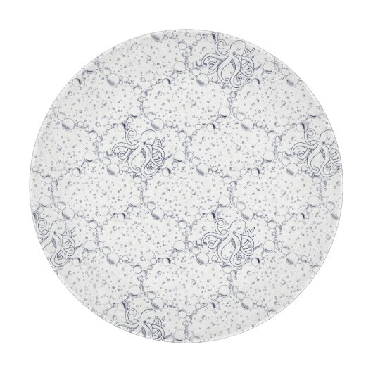 Octopus Pattern カッティングボード (正面)