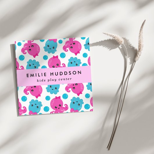 Octopus Pattern、キッズセ遊ン、アクティビティセンター スクエア名刺