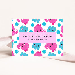 Octopus Pattern、キッズセ遊ン、アクティビティセンター 名刺