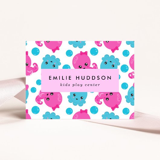 Octopus Pattern、キッズセ遊ン、アクティビティセンター 名刺