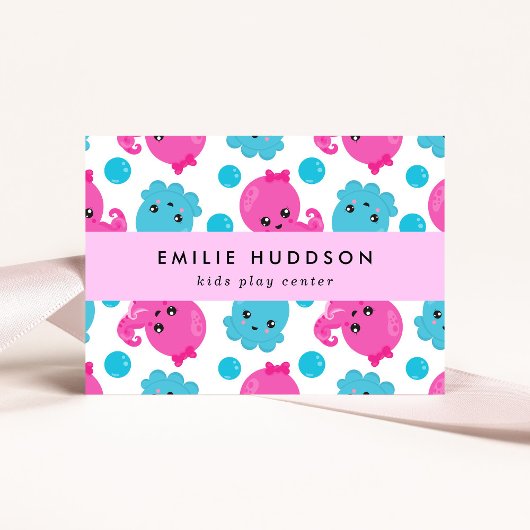 Octopus Pattern、キッズセ遊ン、アクティビティセンター 名刺