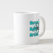 OCTOPUS QUOTE, OCEAN AGILE ARTIST ジャンボコーヒーマグカップ (正面右)