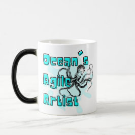 OCTOPUS QUOTE, OCEAN AGILE ARTIST モーフィングマグカップ