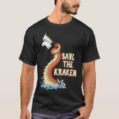 Octopus  Save The Kraken Tシャツ (正面)